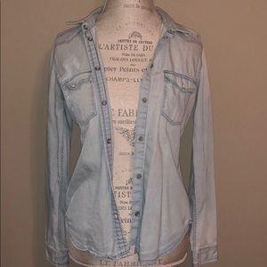 American Eagle Denim Slim Fit Top